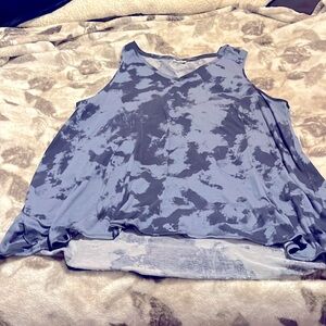 Tank top. Blue and Black. Size 2X